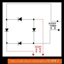 전파정류 브릿지 다이오드의 불량유무와 극성 판별법 이미지