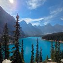 일출물빛 | [밴프] 모레인(Moraine) 호수 일출, 라치밸리(Larch Valley) 트레일 &amp; Sentinel Pass 연계 걷기...