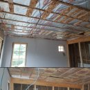 [빌더하우스] 양평 목조주택 내장공사: 듀폰 에어가드 및 석고보드 작업 이미지