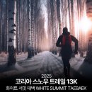 코리아 사우나 | 2025 강원도 태백 코리아 스노우 트레일 러닝 대회 참가 완주 후기 코스 소개