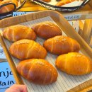 주중초교 | 본점 | 플레인 소금빵 5+1 이벤트, 초코크롤 소금빵, 감자 베이컨 샌드위치 후기 청주 율량동 빵집