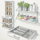 공간을 살리는 우리집 정리수납 이미지