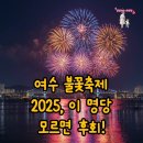 진두물양장 | 여수 불꽃축제 2025 일정 시간 완벽정리, 명당 숙소 꿀팁까지!