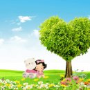 귀엽고 예쁜 꽃동산 - 스킨 대문 이미지