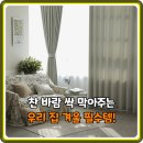 구매자 찐만족! 소르르 데일리 형상기억 암막커튼 겨울 인테리어 후기