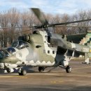 체코 공군의 Mi-24V Hind 공격헬기 이미지