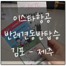 내 품안의 반려견(강서점) | 이스타항공 반려견동반 제주도여행 탑승규정 후기