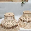 라탄 전등갓 짜기 이미지