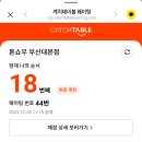 4284 | 톤쇼우부산대점 톤쇼우본점 평일 캐치테이블 웨이팅 오픈런 후기