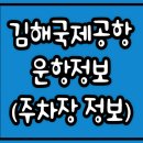 대한특수여객 | 김해국제공항 운항정보 결항정보 실시간 확인 (김해공항 주차장 예약)