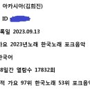 아카시아(김희진) 나무위키 열람수 포크음악 3위 이미지