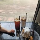 로터스커피앤베이커리 | 진주 로터스 커피앤 베이커리: 연못 뷰와 건축미가 완벽한 대형카페