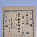 매일신보사(每日新報社) 영수증(領收證), 신문대금 3원 (1942년) 이미지