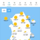 9월 6일 수요일 날씨 이미지