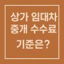 원상가지니부동산중개사무소 | 상가 임대차 중개 수수료 기준은? 궁금증 완전정복!