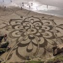 Andreas Amador - 모래위에 그린 환상적인 그림 이미지
