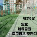 임호체육공원 축구장 | 임호체육공원 축구장 인조잔디 정비사업｜항바이러스·충격흡수패드 포함 VZAI55 시공 사례