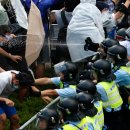 홍콩 재밌 시위의 12 놀라운 사진 이미지
