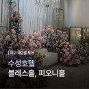 골드블레스 | W1-5. 대구 웨딩홀 투어 | 수성호텔 블레스홀, 피오니홀 (2027년 상반기, 하반기 견적 공유)