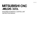 MITSUBISHI CNC MELDAS 320L CONTROL UNIT INSTRUCTION MANUAL (1/3) 이미지
