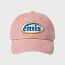 이미스 코듀로이 모자 핑크 와펜 볼캡 emis CORDUROY WAPPEN BALL CAP (RENEWAL)-PINK 추천