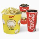 CGV 콤보 (라지 팝콘&amp;콜라 2잔) 세트 10,000 이미지