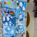 감성 수채화 이미지