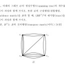 단순,다중 그래프의 인접행렬 질문입니다. 이미지