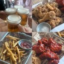 CU 강릉초당점 | 강릉 치킨 맛집 추천 / 초당동 BHC치킨 양념반 후라이드반에 생맥마신 후기