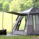 클래식캠프 | 패스트캠프 오토4 클래식 원터치 텐트 후기 | 자동 돔 그늘막, 그레이 색상, 사용감 솔직히