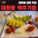 대화동 안주 맛집 맥주기업, 과일안주 후기 대화먹자골목 야장포차
