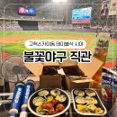 동아오토 | 불꽃야구 직관 후기 VS 동아대 고척돔 테이블석 T05 B열 시야 퇴근길후기