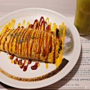 메이드빈부평점 | 후기 : 부평 메이드빈에서 한 끼 #베이컨김치오믈렛 #키위주스