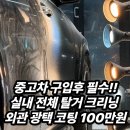 원크리닝 | 중고차 실내 크리닝 탈거세차부터 광택 코팅까지 100만원 패키지 실제 후기
