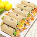 롤유부초밥 만들기 크래미 유부초밥 맛있게 만드는 법 점심 도시락메뉴 이미지