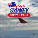 블루마운틴 스크린 | 시드니 티웨이 TW501탑승후기 가성비 최고 기내식 2회 오페라 하우스 뷰 좌석꿀팁