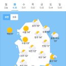 오늘의 날씨🌞☔️☃️, 2024년 4월 30일 화요일 이미지