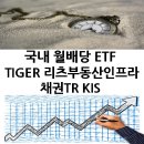 국내 월배당 ETF TIGER 리츠부동산인프라채권TR KIS 배당금 및 종목분석