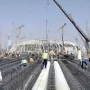 알 코바르( 사우디 아라비아 ) - 아람코 스타디움 (47,000명) 이야기와 최신 현장 사진 이미지