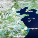 중국의 국내선 비행기 지도에서 ‘대한민국’이 사라졌다. 이미지
