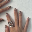 [야간]네일아트 테라피B | 울산 네일 유니크한 겨울 벨벳 자석젤 후기 누아네일