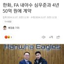 한화 FA 심우준과 4년 50억원 계약 이미지