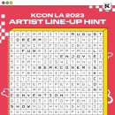 2023 KCON LA 라인업 힌트 이미지