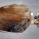 인천 강풍 동반 집중호우로 도로·철로 끊기고 침수, 붕괴,땅꺼짐 이미지