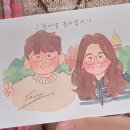 수채화1 | 김해도자기축제 플리마켓 체험 추천 수채화 캐리커쳐 소운작가님