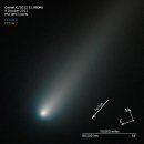 허블망원경 아이슨 촬영이미지(10월 9일 최신..)및 지구근접거리 이미지
