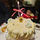 구리 갈매 레터링케이크 &#39;달고미케이크&#39; 생화가 올라간 생일 케이크 후기