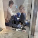 롯데월드몰 팝업 NUNC 여자셋업 버뮤다팬츠 화이트스커트 여름코디