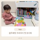 블루래빗 우리아기 첫 토이북으로 놀이! 알록달록 꽃밭 친구들 & 누굴까 누굴까 활용