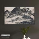 전통산수화 | 한국 산수화의 정수, 정선 &lt;인왕제색도&gt; 액자로 전통 인테리어 완성